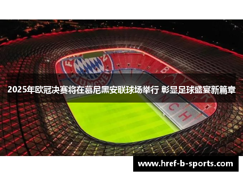 2025年欧冠决赛将在慕尼黑安联球场举行 彰显足球盛宴新篇章